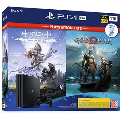 Console PS4 500GB + Ghost of Tsushima + Horizon Zero Dawn
