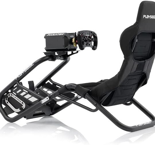 Simulador de Cockpit, Suporte para Volante para Simulador de Corridas com Alto-falantes Estéreo 3D MDUG (vinho vermelho)