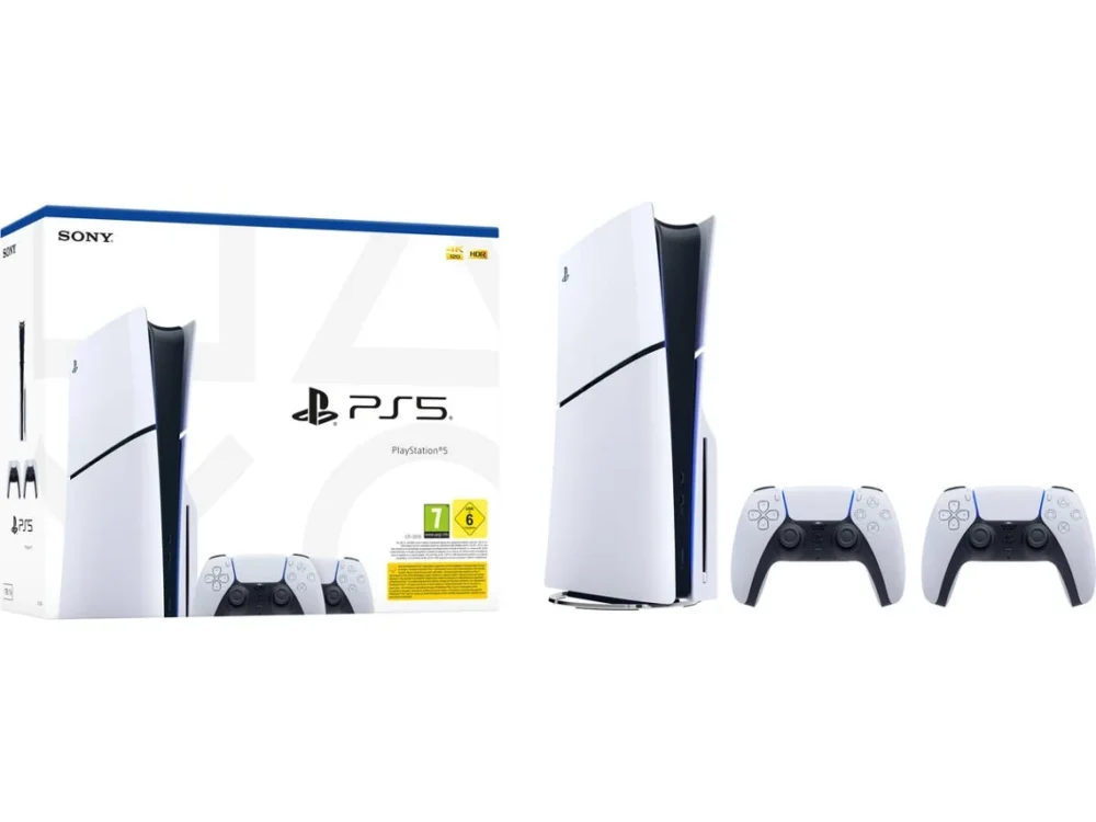 Consola PS5 Standard + 2 Comandos Dualsense (Branco)