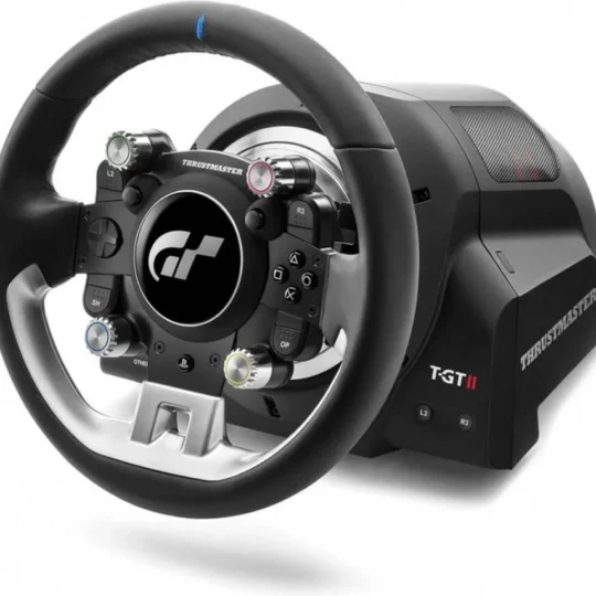Pack Volante THRUSTMASTER T-GT II (Multiplataforma - Preto) + Servo Base + Wheel