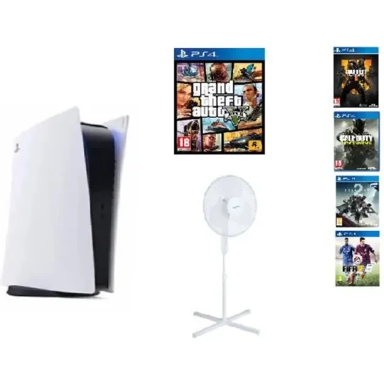 Pack Consola PS5 Standard + Jogos