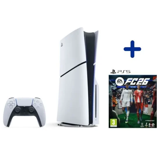 Pack Consola PlayStation 5 + EA FC26 + BO7 + GTA V