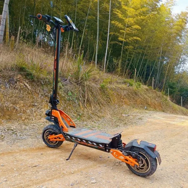 Patinete elétrico DriveTron DT10 Dual - 2 motores de 1200 W - 52 V 20,8 Ah - Pneus de 10" - Autonomia de 70 km - Suspensão dupla